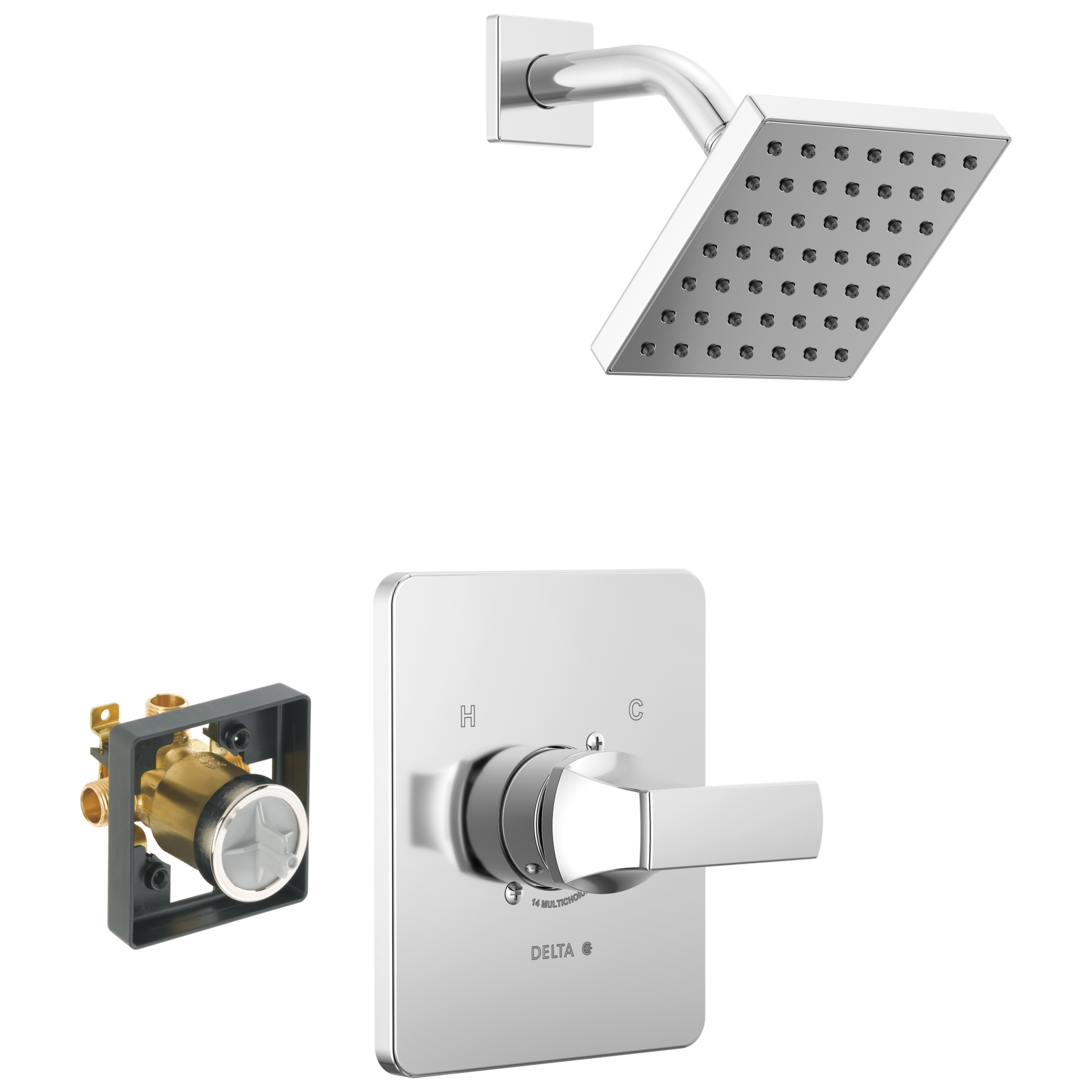 Shower Trim with High-Flow Rough Bundle - 14S