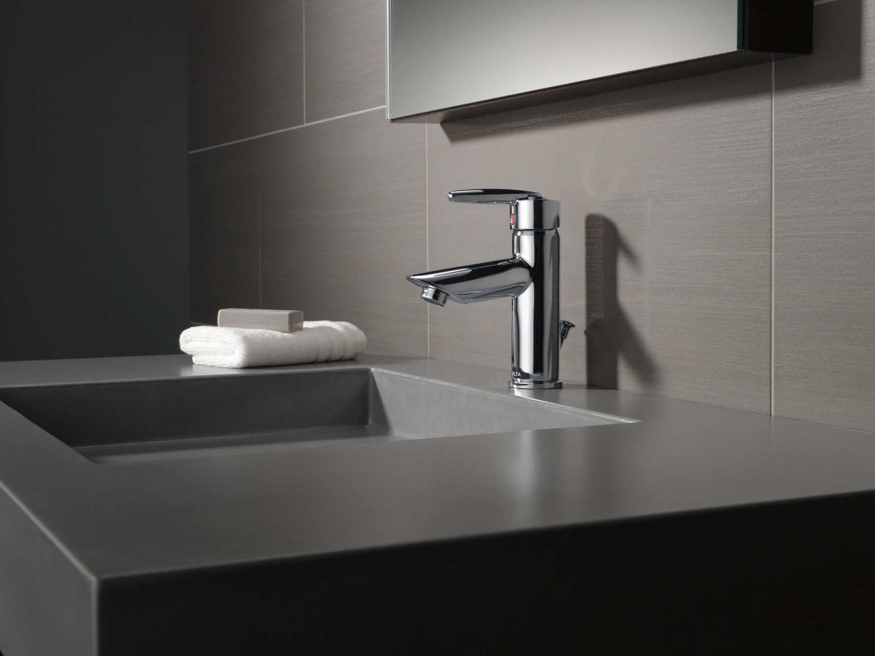 Single Hole Bathroom - Stick Handle Includes Pop-Up Ceramic Valve System