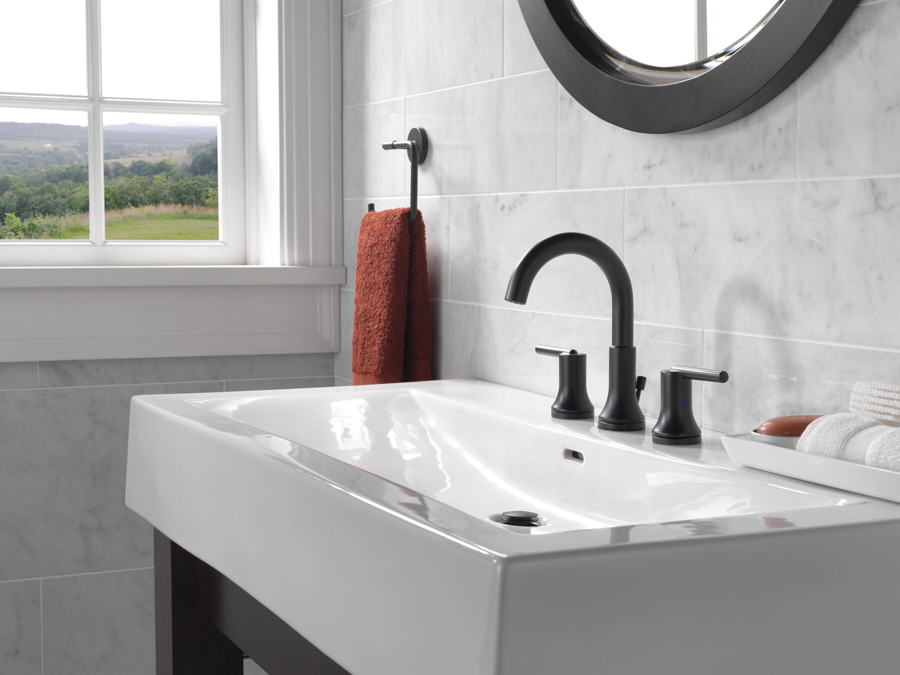 Two Handle Widespread Bathroom Faucet