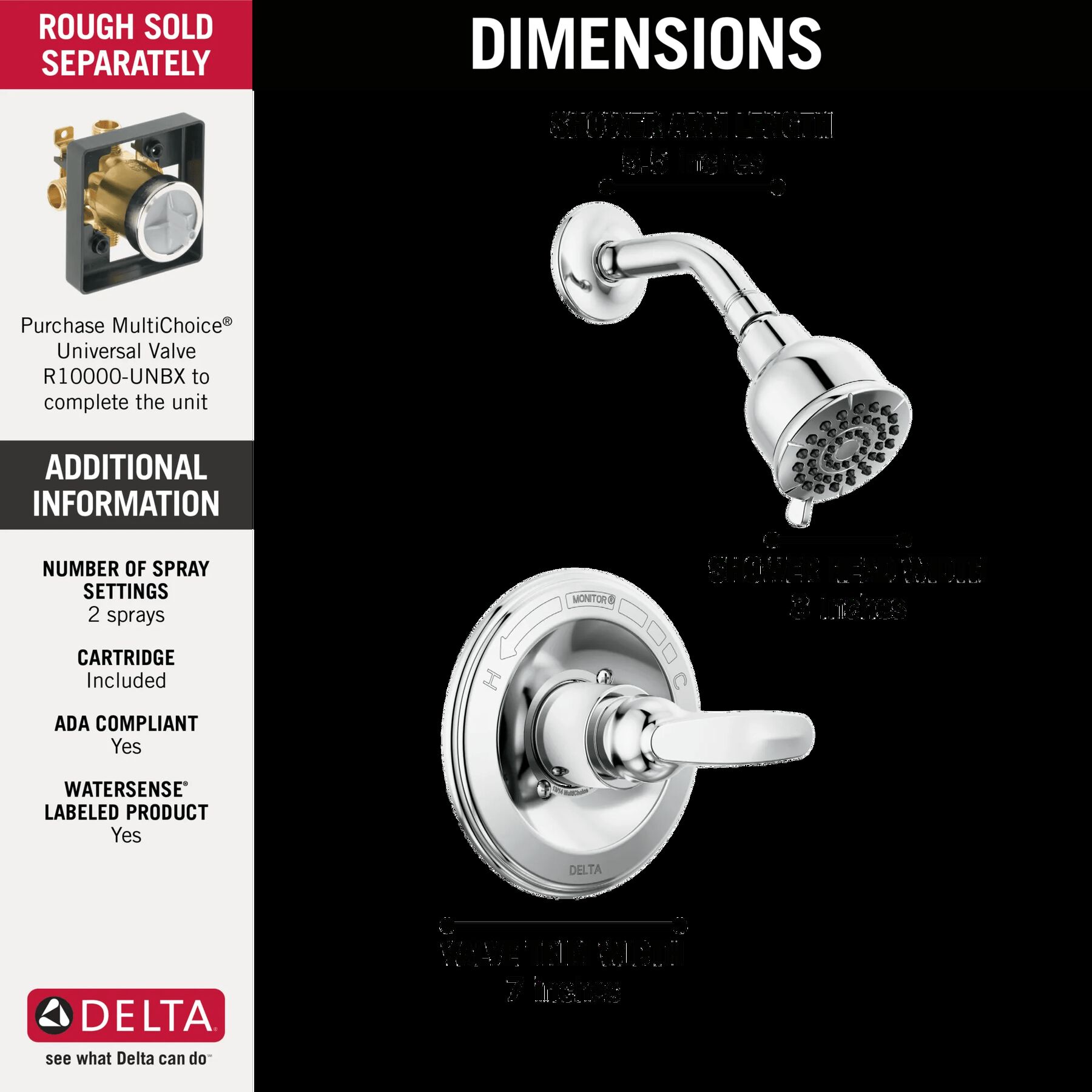 Monitor&reg; 13 Series Shower Trim