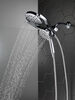 HydroRain&reg; 4-Setting Two-in-One Shower Head (Recertified)
