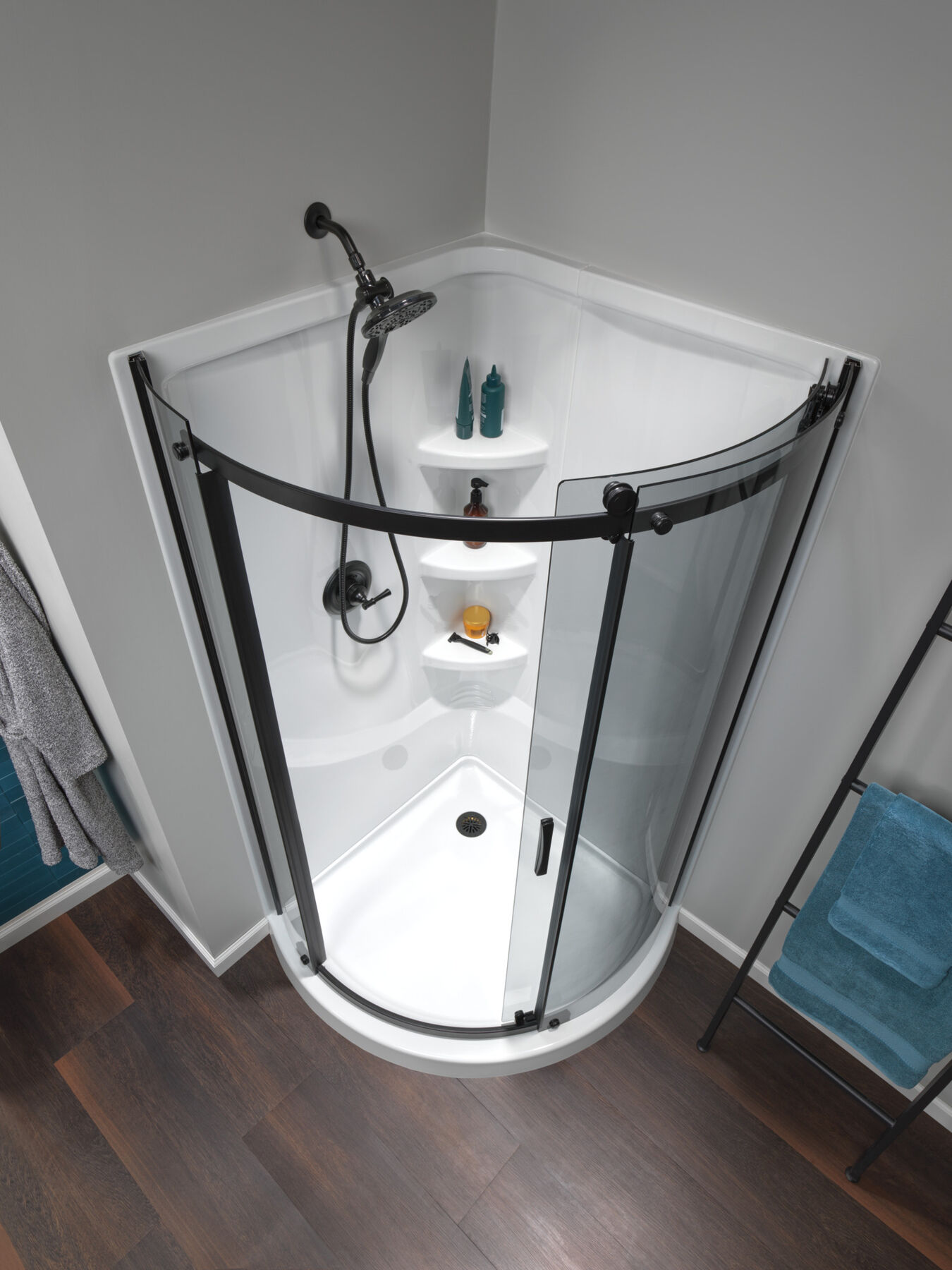 Round Corner Shower Enclosure
