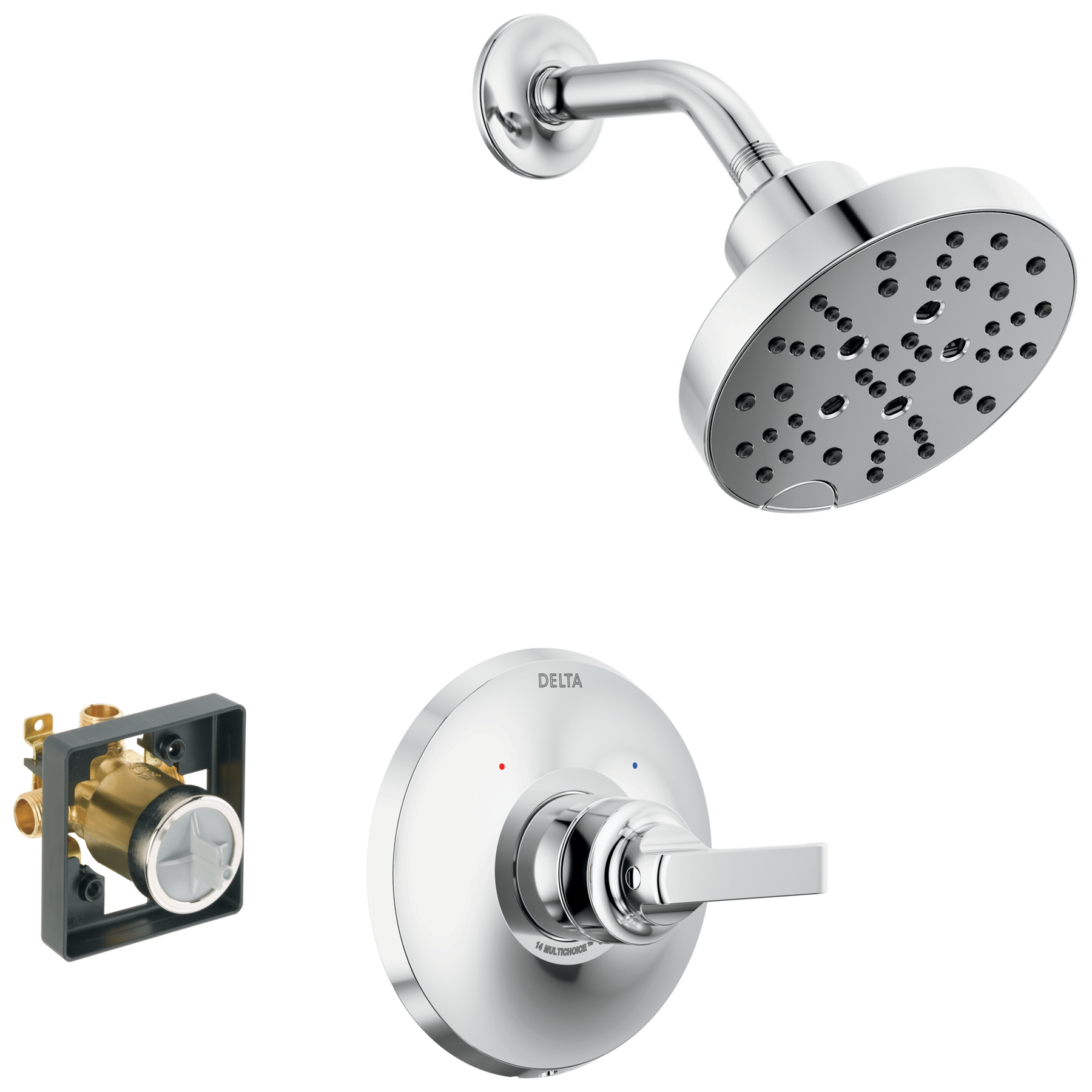 Shower Trim with High-Flow Rough Bundle - 14S