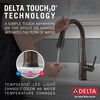 Single Handle Pull-Down Kitchen Faucet with Touch<sub>2</sub>O&reg; Technology