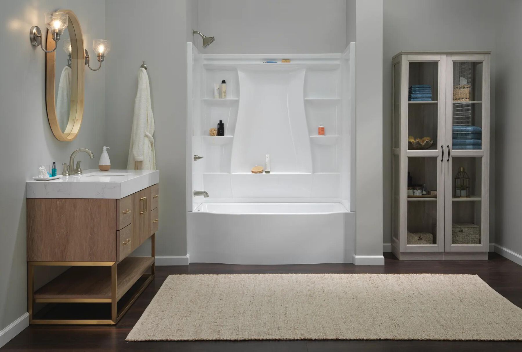 60"x32" Classic 500 Bathtub Wall