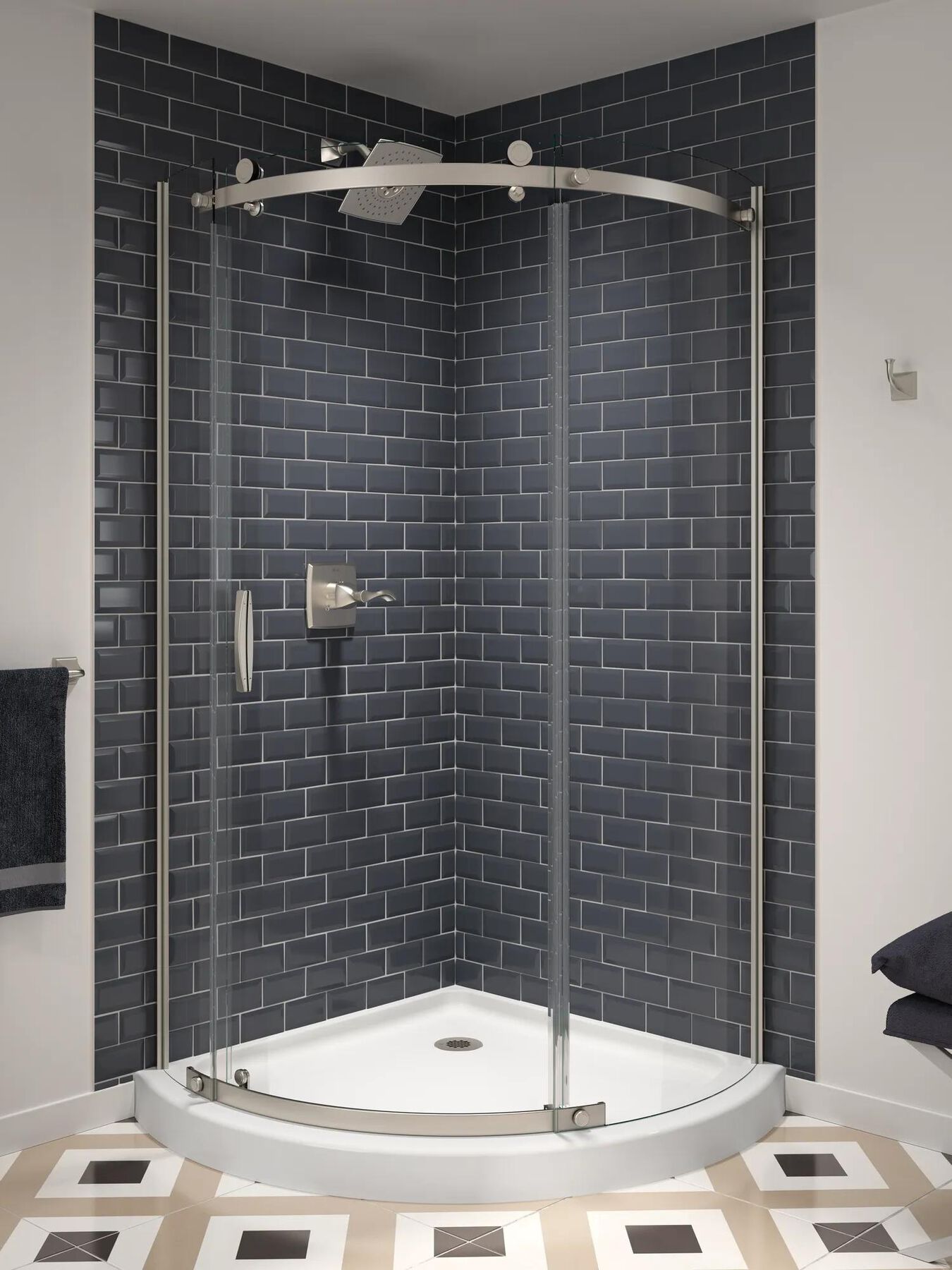 Round Corner Shower Enclosure