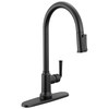 Single Handle Kitchen Pull-Down Faucet With Touchless Technology