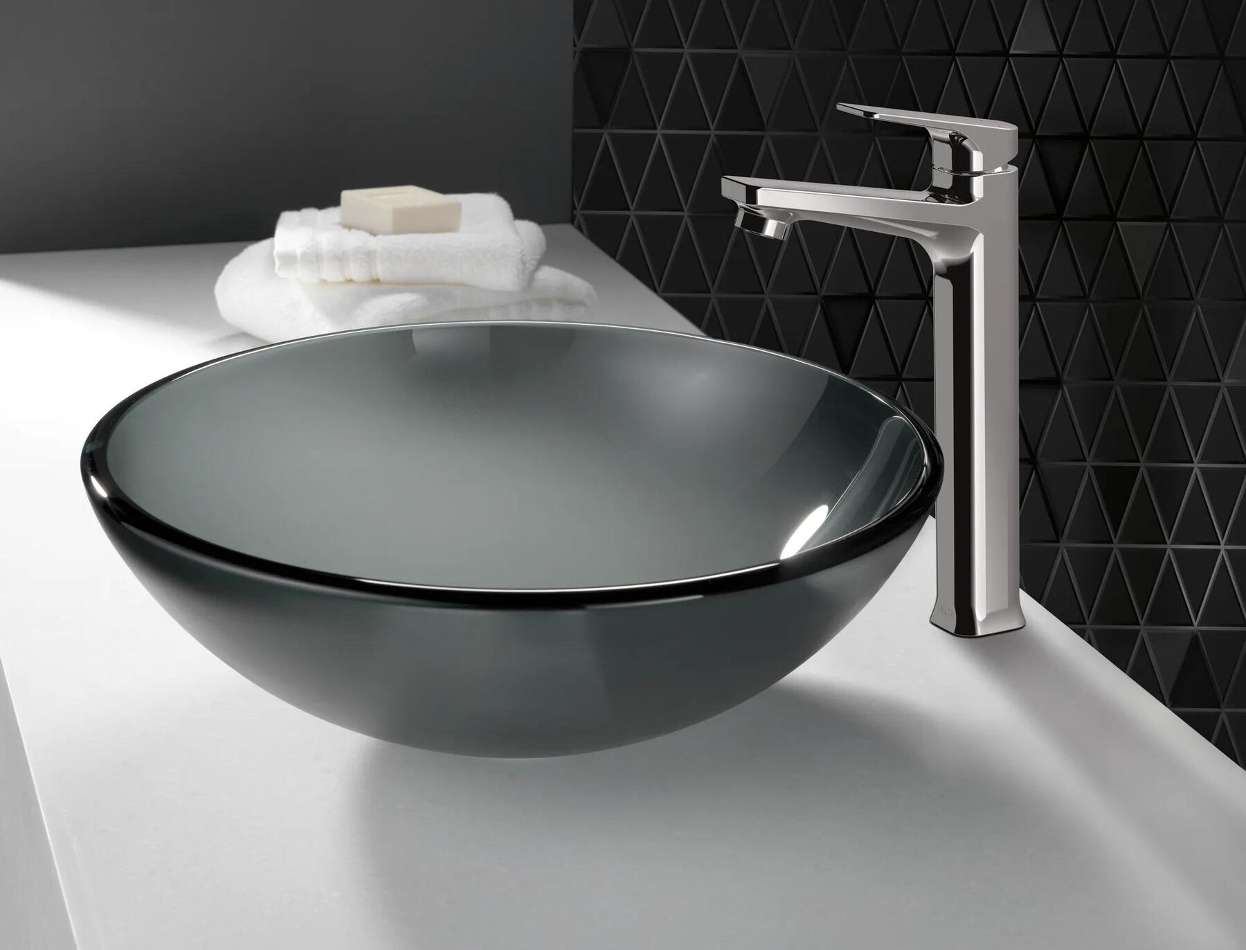 Single Handle Tall Vessel Faucet without Pop-Up
