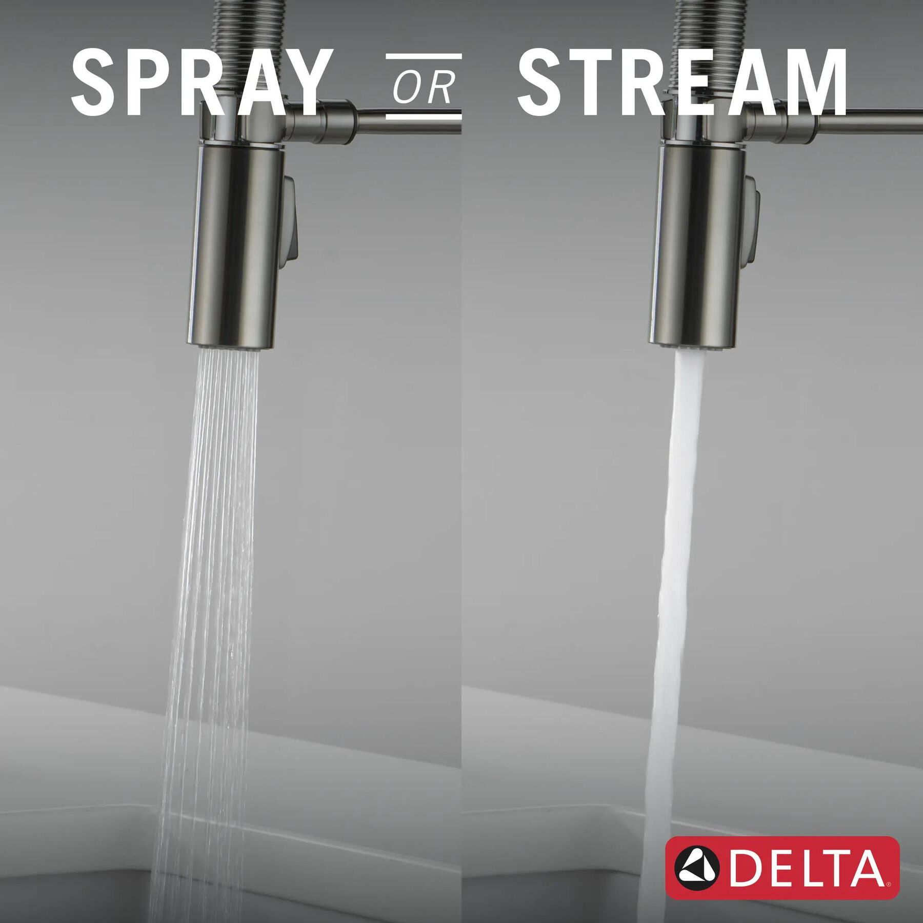 Touch<sub>2</sub>O&reg; Technology Kitchen Faucet with Touchless Technology