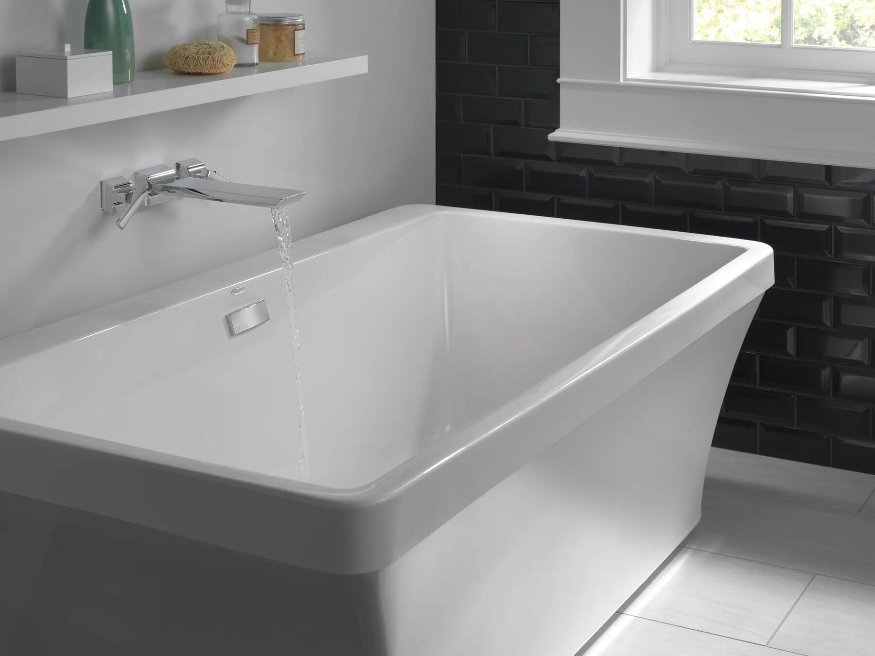 Wall Mount Tub Filler Trim