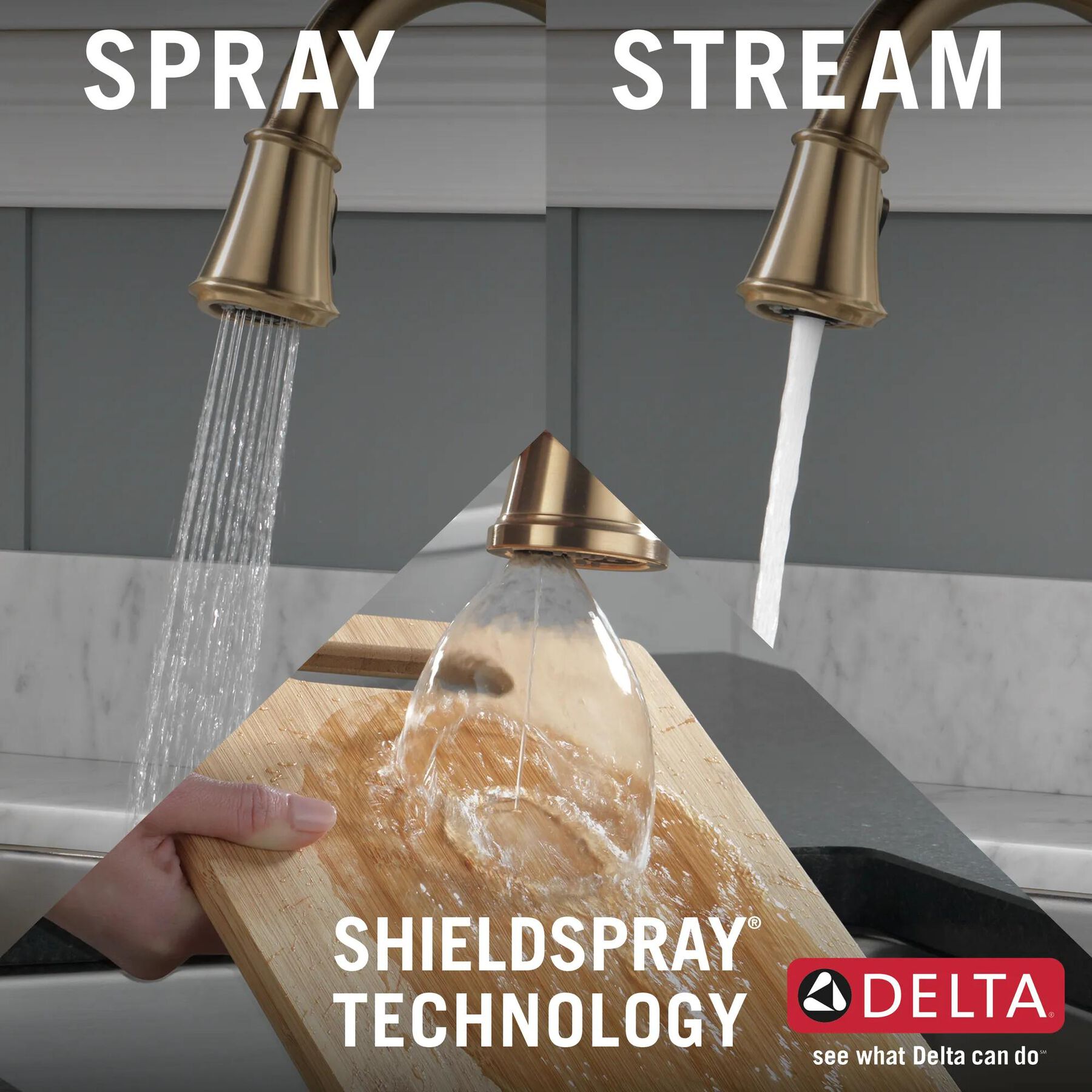 Touch<sub>2</sub>O&reg;  Pull-Down Kitchen w/ShieldSpray (Recertified)