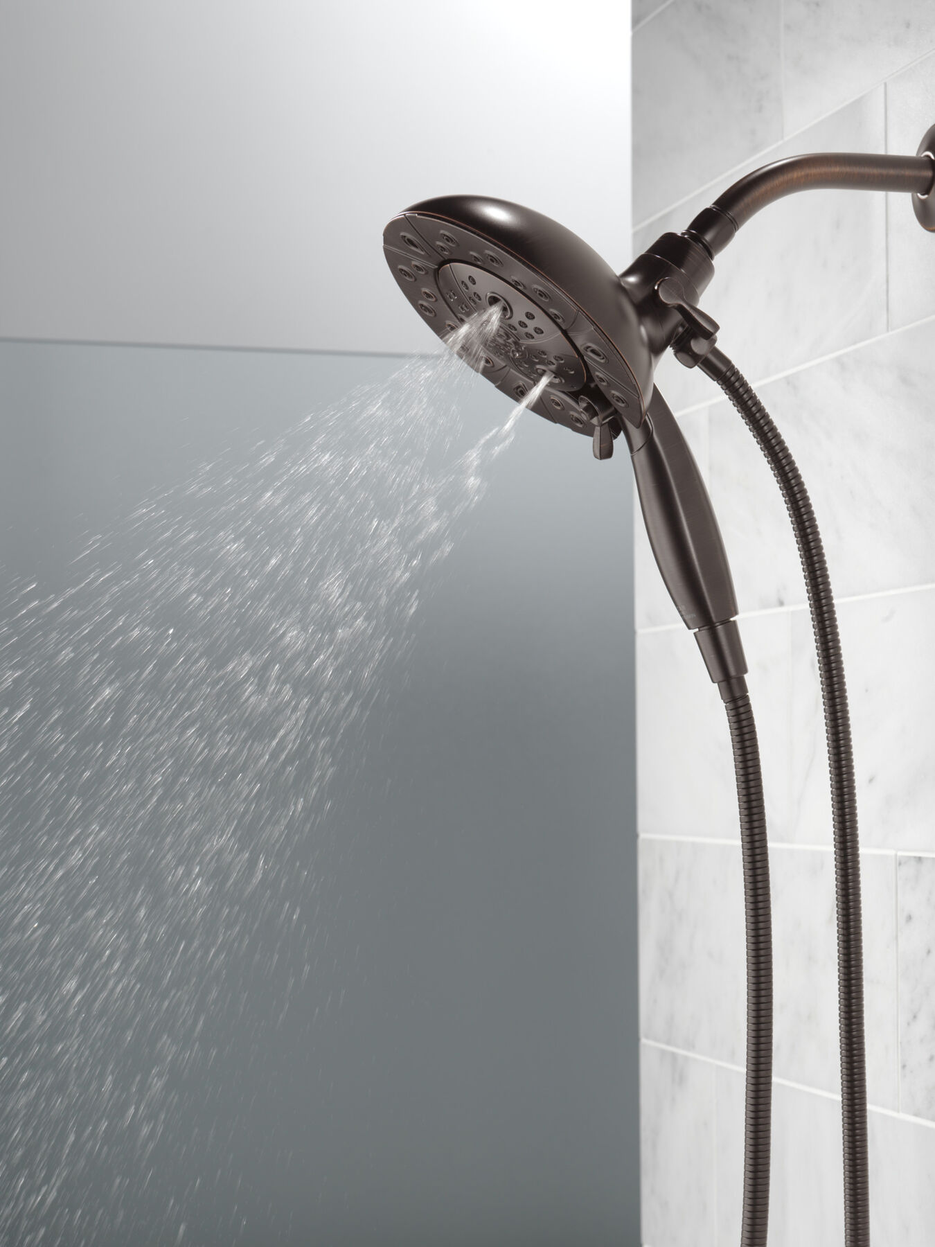 In2ition&reg; H2Okinetic&reg; 5-Setting Two-in-One Shower (Recertified)