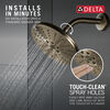 H<sub>2</sub>Okinetic&reg; 3-Setting Raincan Shower Head (Recertified)