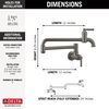 Wall Mount Pot Filler