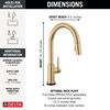 Touchless Pull-Down Kitchen Faucet w/Voic (Recertified)