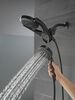 HydroRain&reg; 4-Setting Two-in-One Shower Head (Recertified)