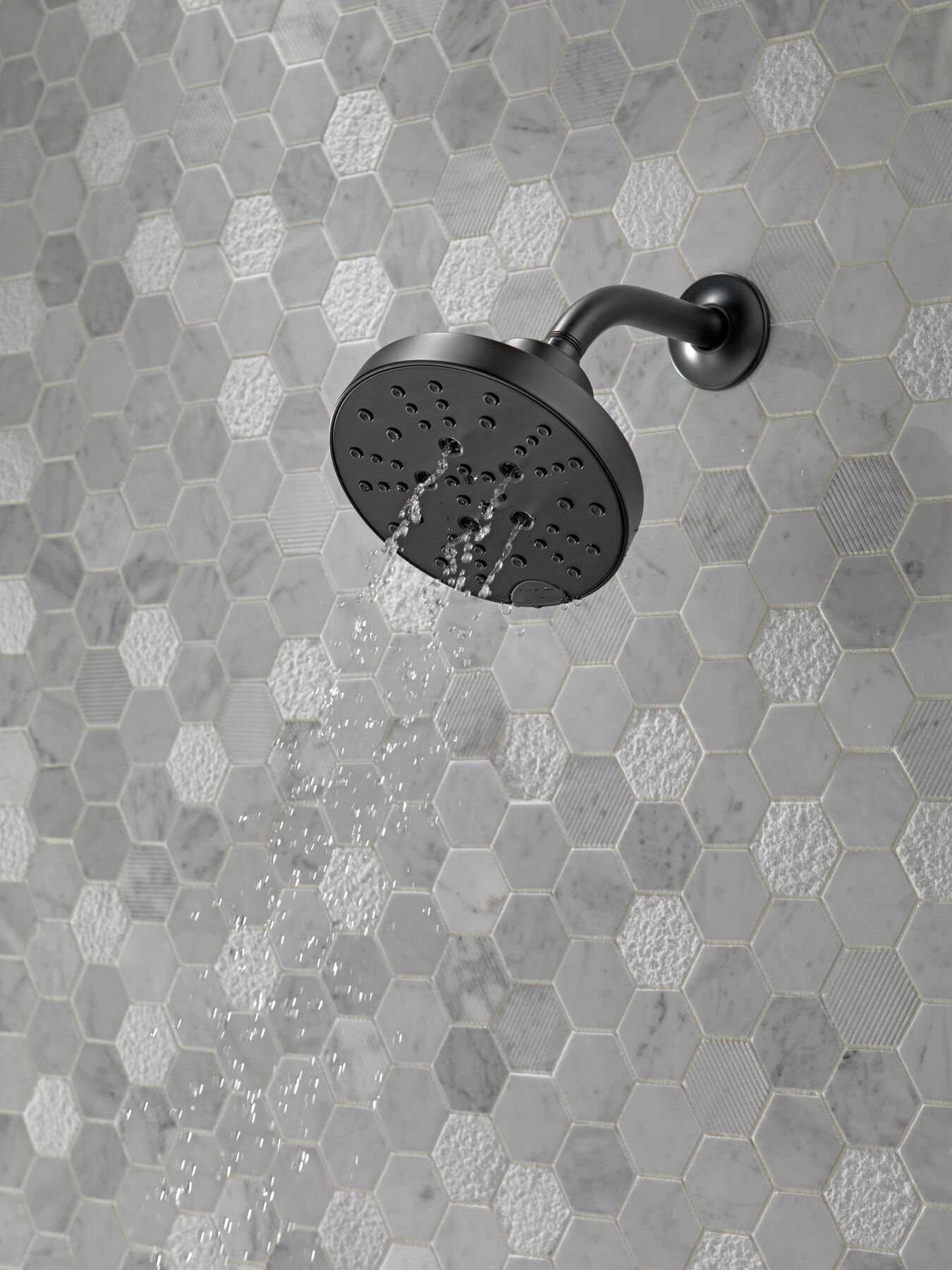 H<sub>2</sub>Okinetic&reg; 5-Setting Contemporary Raincan Shower Head