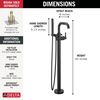 Floor Mount Tub Filler (Recertified)