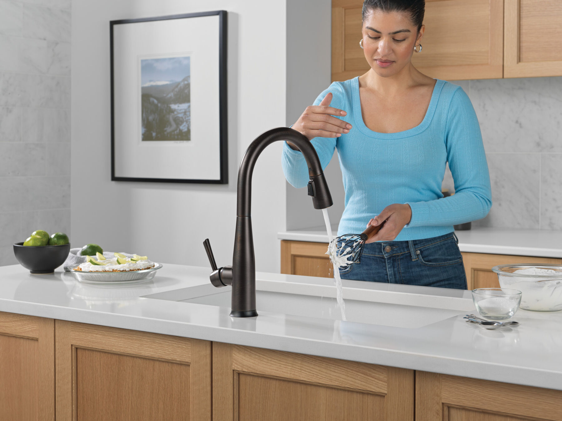 VoiceIQ&reg; Single Handle Pull-Down Faucet with Touch<sub>2</sub>O&reg; Technology