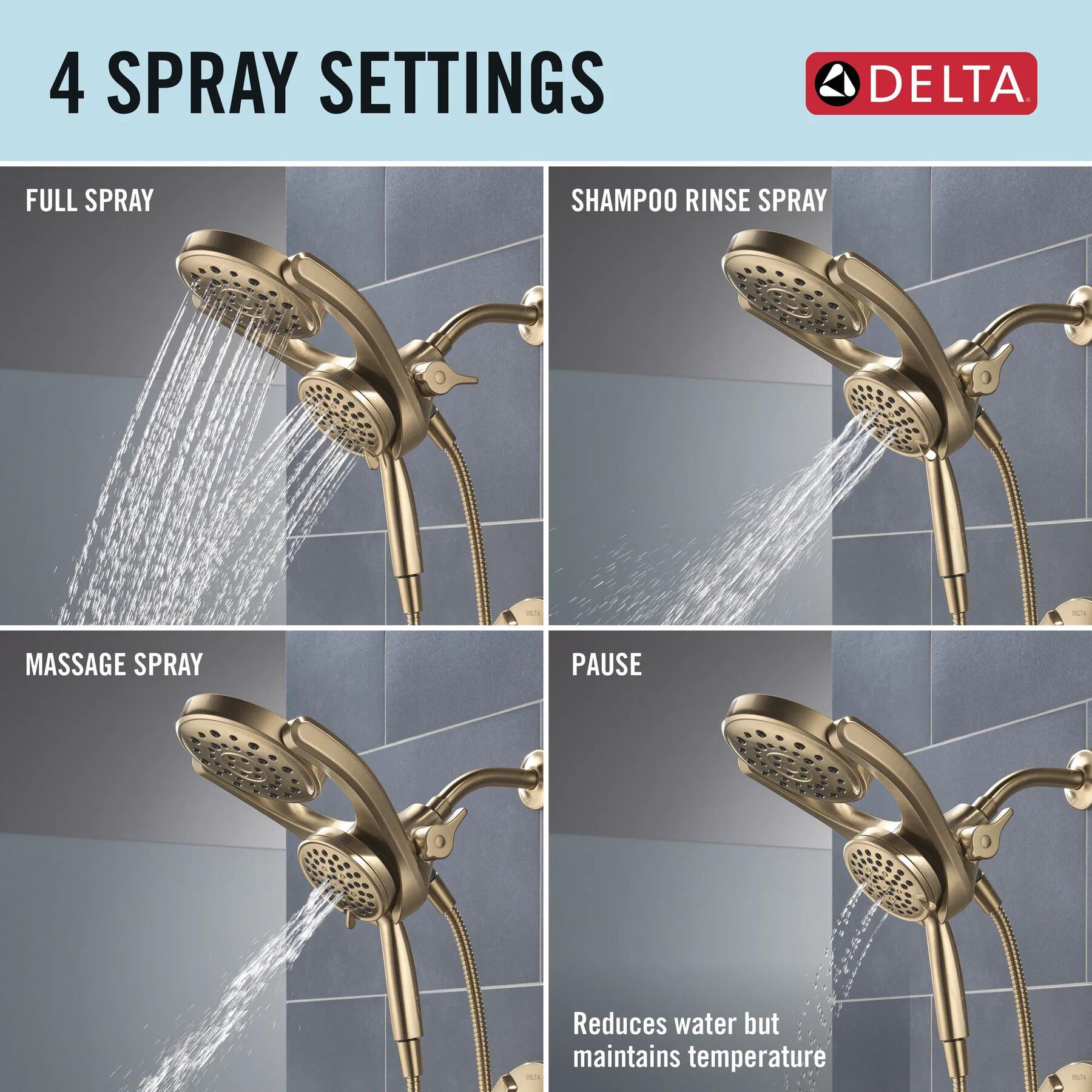 HydroRain&reg; 14 Series Tub and Shower (Recertified)