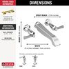 Two Handle Wall Mount Tub Filler - Less Handles