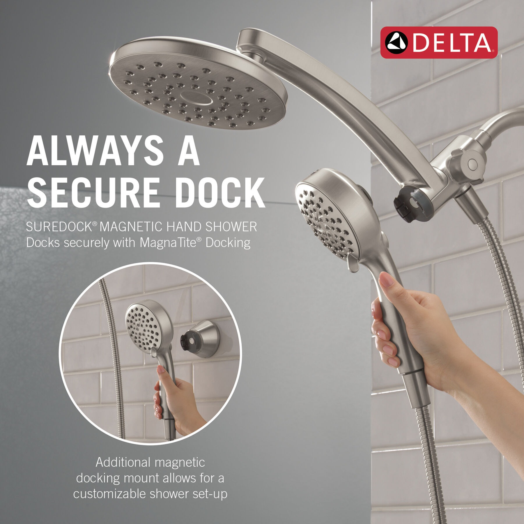 PivotPro&trade;&nbsp;3-in-1 Combination Shower
