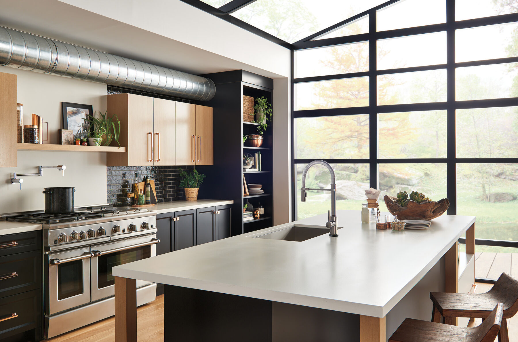 Contemporary Wall Mount Pot Filler