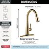 Touch<sub>2</sub>O&reg; Technology Kitchen Faucet with Touchless Technology (Recertified)