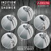 H<sub>2</sub>Okinetic&reg; In2ition&reg; 5-Setting Two-in-One Shower