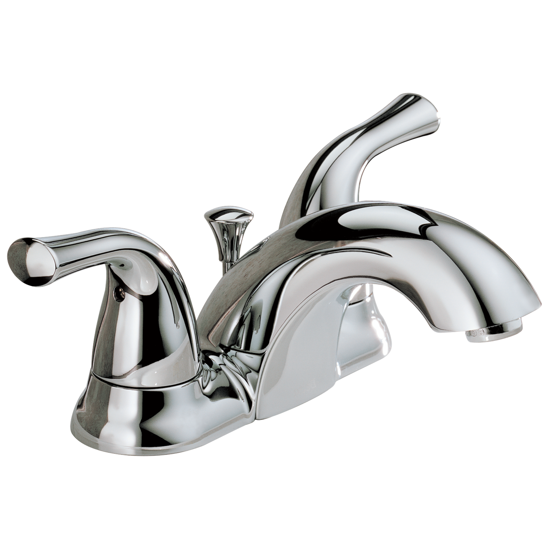 Two Handle Centerset Bathroom Faucet (Recertified)