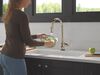 Single Handle Kitchen Pull-Down Faucet With Touchless Technology