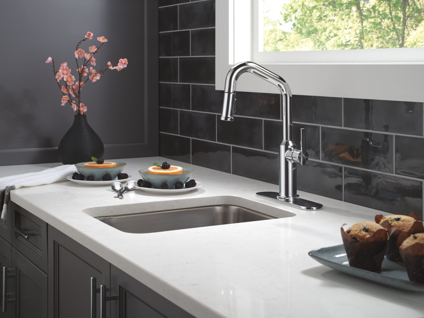Single Handle Pull-Down Bar/Prep Faucet
