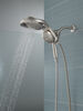 HydroRain&reg; H2Okinetic&reg; 5-Setting Two-in-One Shower Head (Recertified)