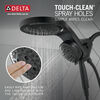 HydroRain&reg; H2Okinetic&reg; 5-Setting Two-in-One Shower Head (Recertified)
