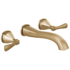 Two Handle Wall Mount Bathroom Faucet Trim (Recertified)
