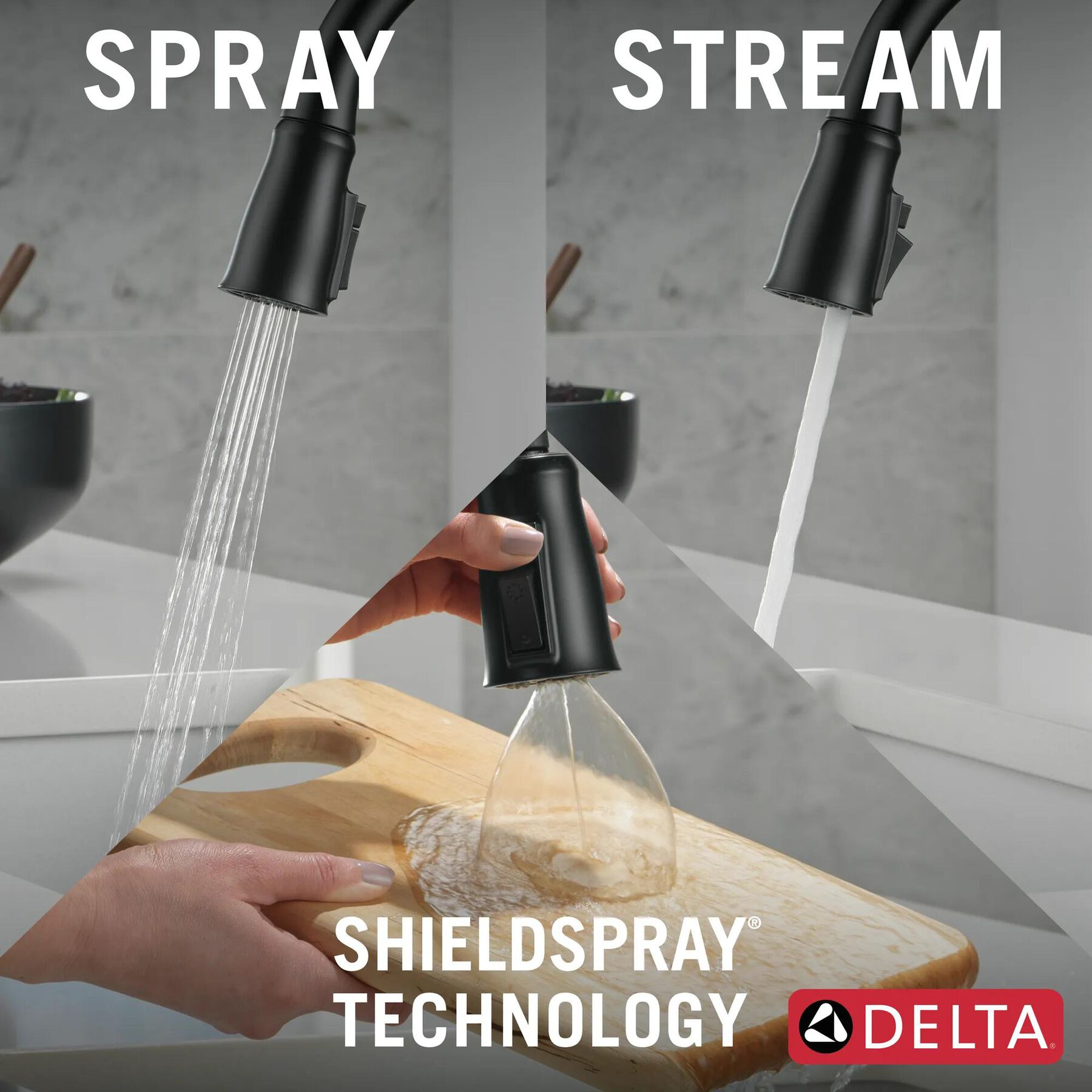 Touch<sub>2</sub>O&reg; Technology Kitchen Faucet with Touchless Technology