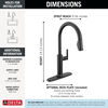 Single Handle Pull-Down Kitchen Faucet