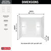 Bathtub Wall Set