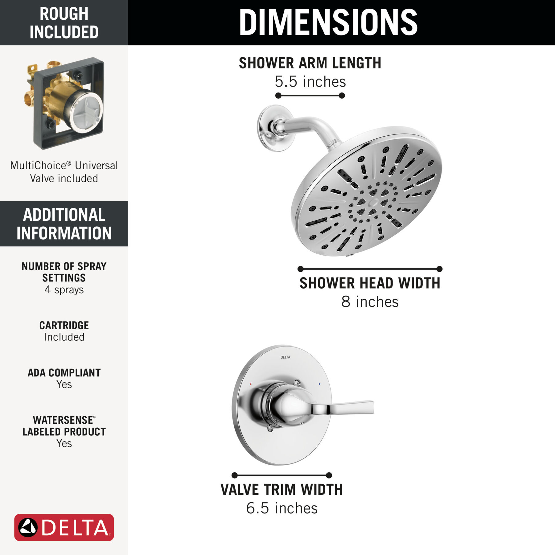 Monitor&reg; 14 Series Shower Only