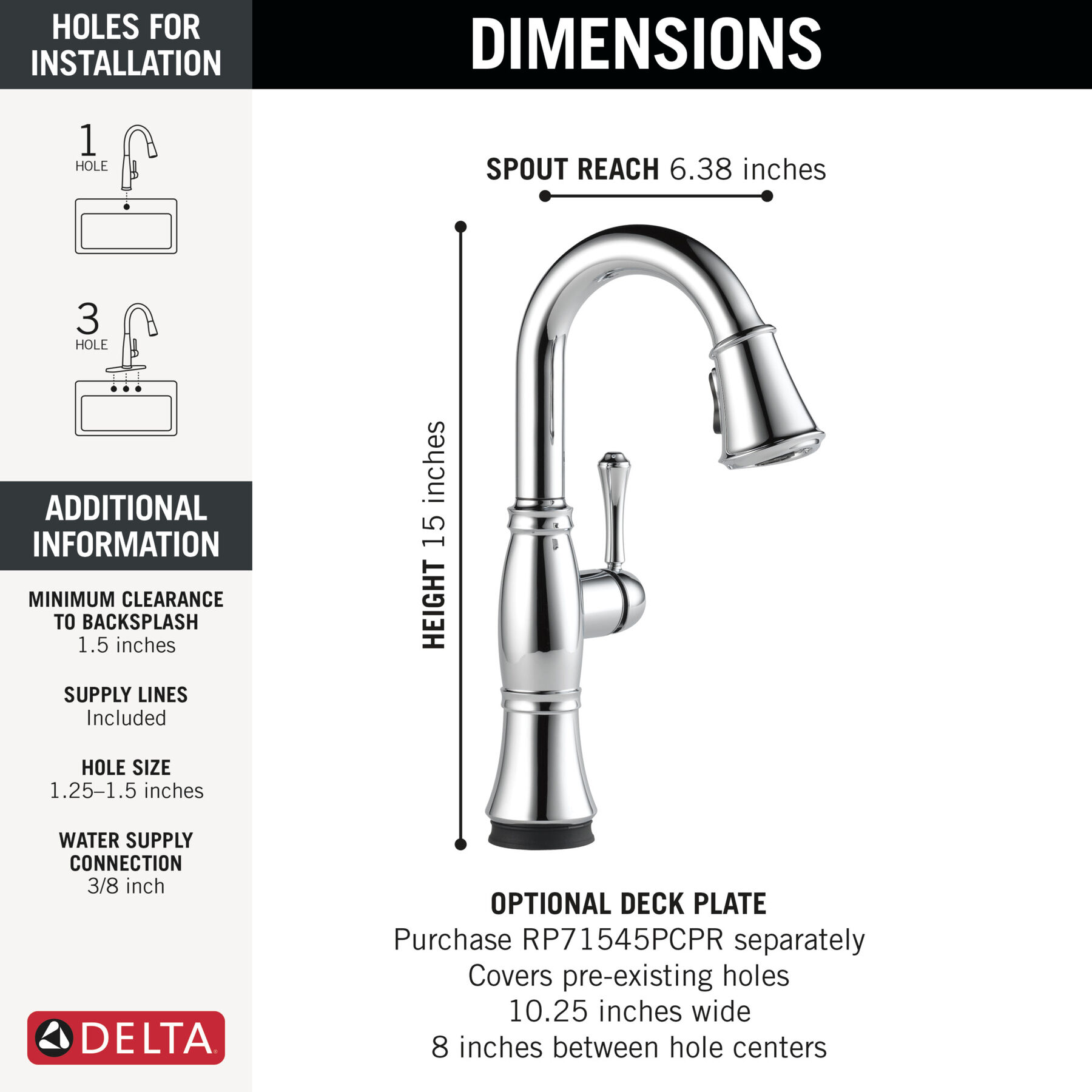 Touch2O&reg; Bar / Prep Faucet with Touchless Technology