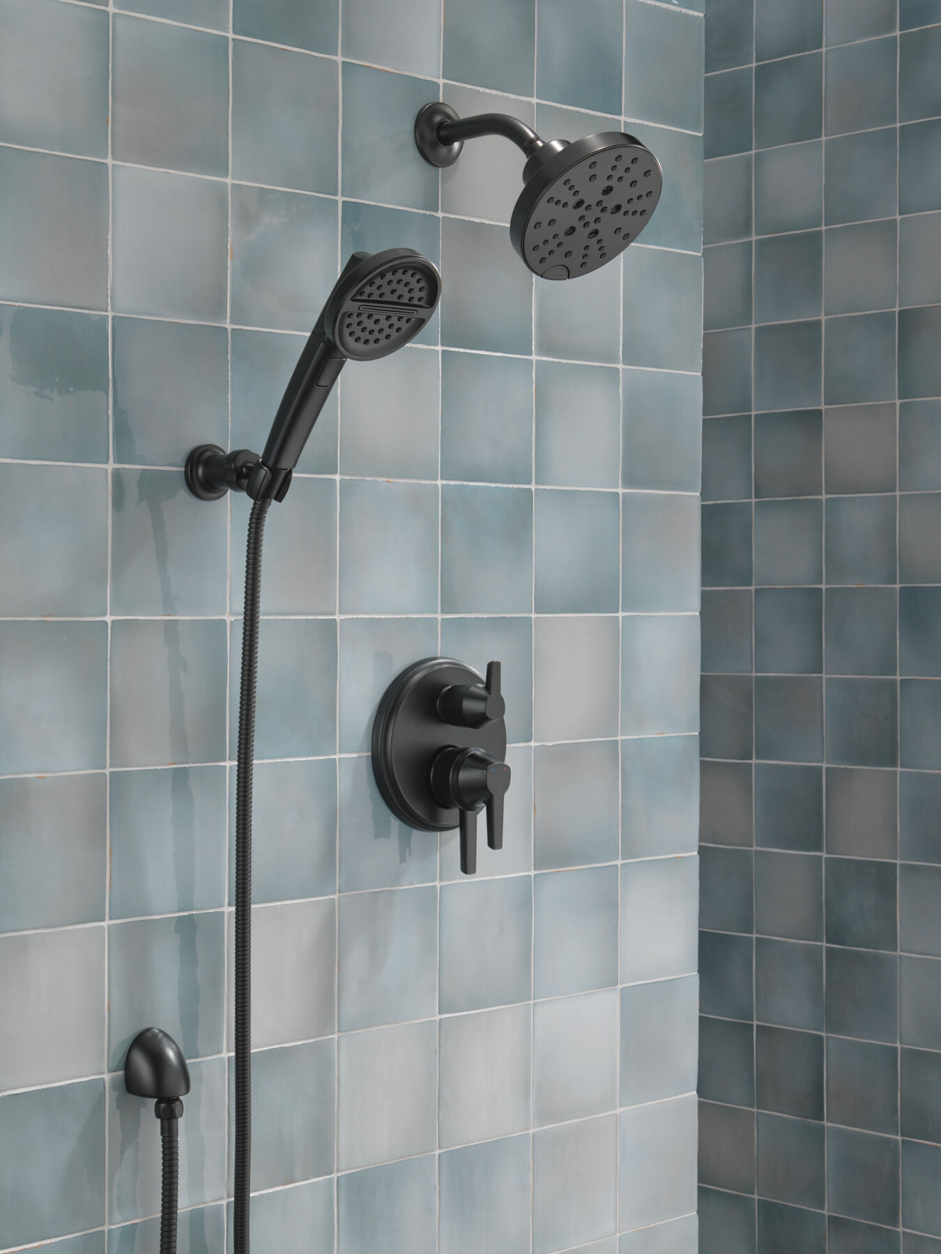 H<sub>2</sub>Okinetic&reg; 5-Setting Contemporary Raincan Shower Head
