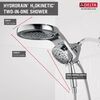 HydroRain&reg; H<sub>2</sub>Okinetic&reg; 5-Setting Two-in-One Shower Head