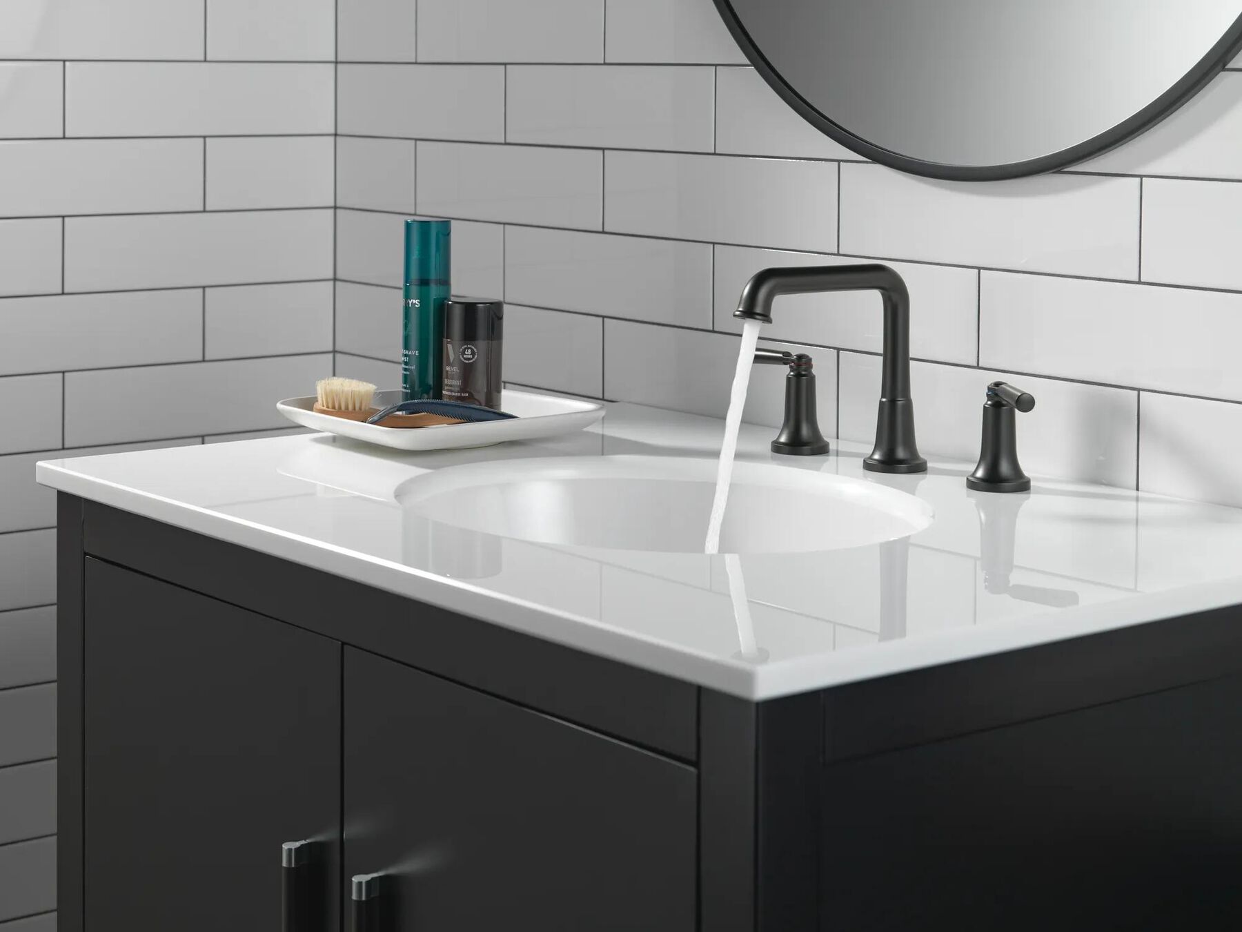 Two Handle Widespread Bathroom Faucet (Recertified)