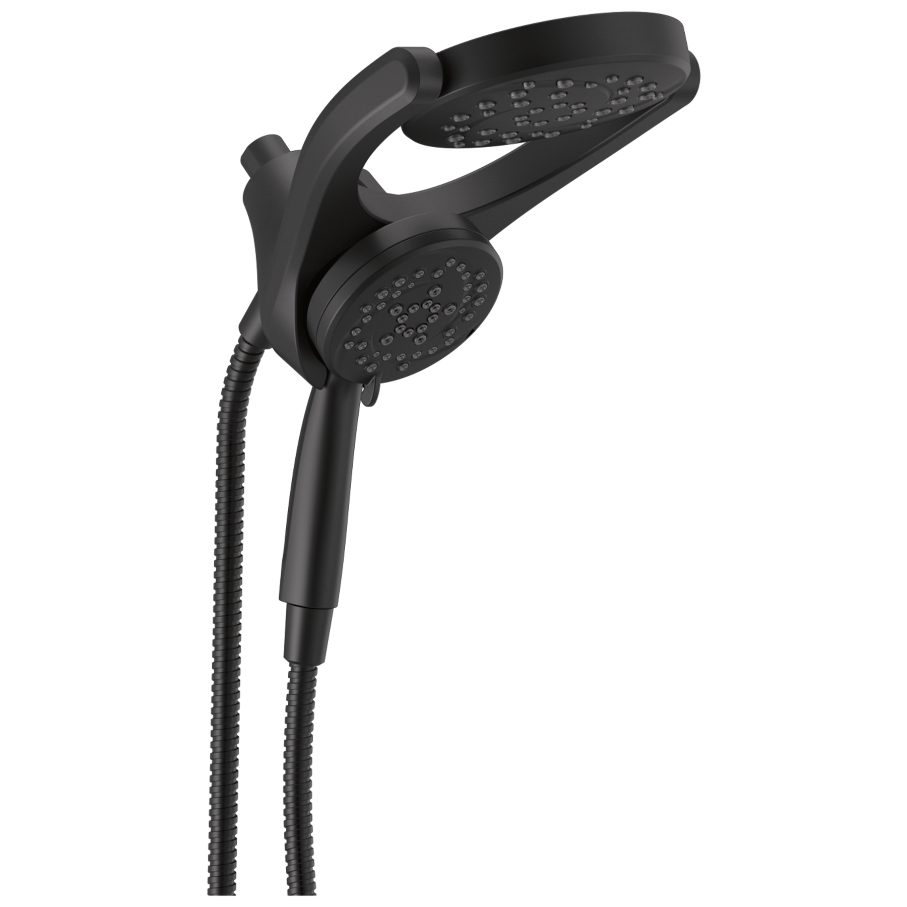 HydroRain&reg; 4-Setting Two-in-One Shower Head (Recertified)