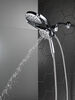 HydroRain&reg; 4-Setting Two-in-One Shower Head (Recertified)