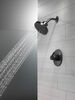 H<sub>2</sub>Okinetic&reg; 5-Setting Contemporary Raincan Shower Head (Recertified)