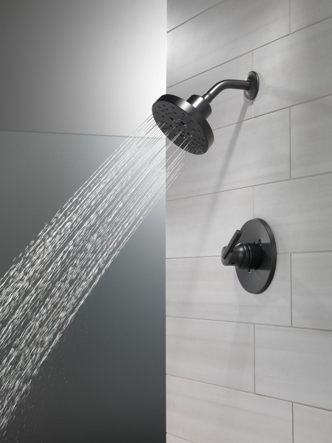 H<sub>2</sub>Okinetic&reg; 5-Setting Contemporary Raincan Shower Head (Recertified)