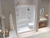 Procrylic Seated Shower Kit 60"x32" Left Drain