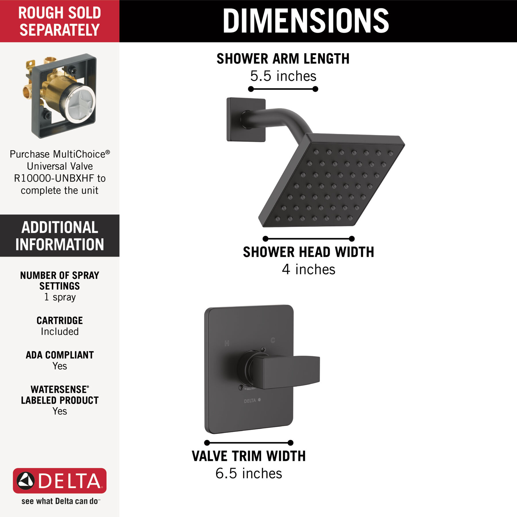 60x32 Alcove Shower Bundle with Trim and Drain - Left Drain