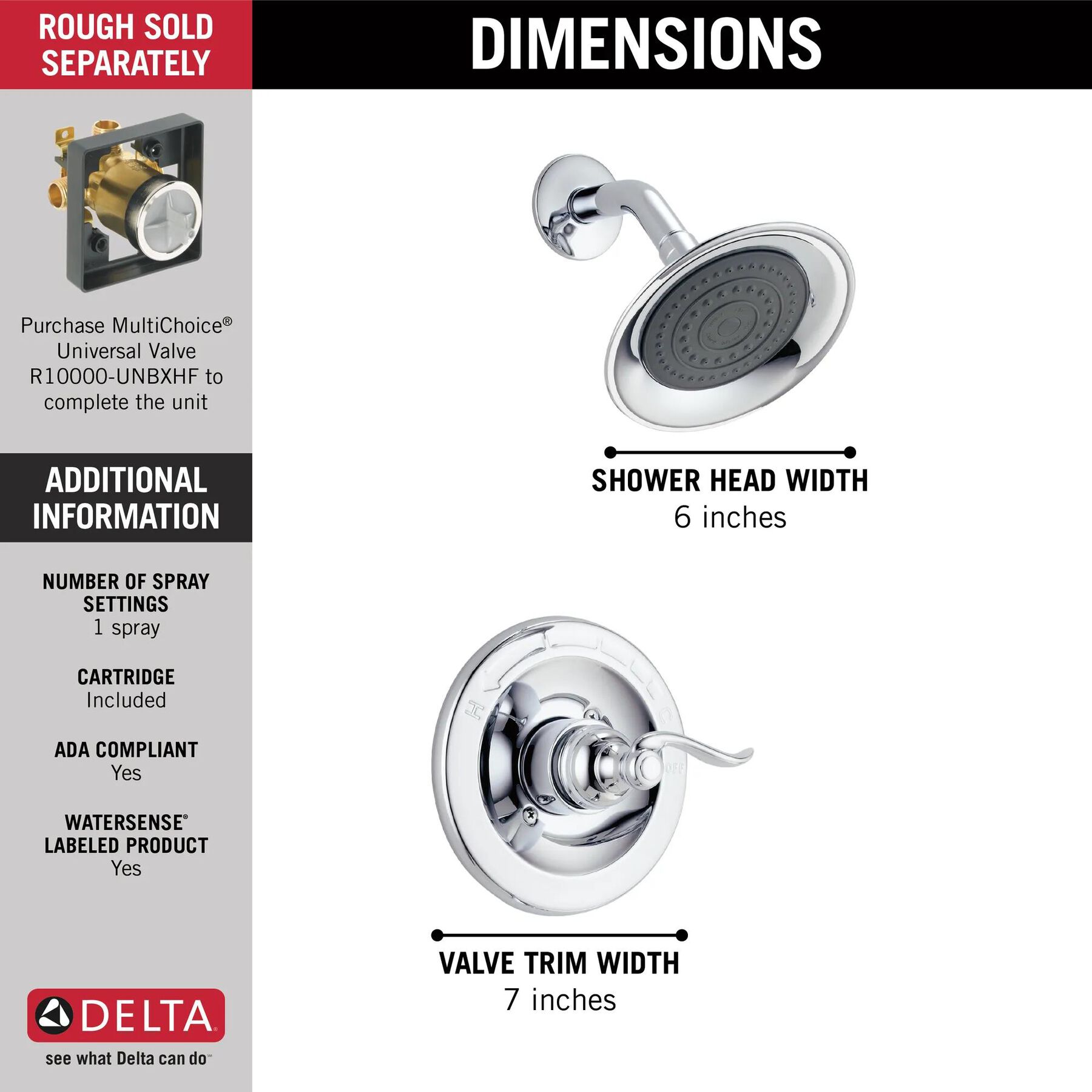 Monitor&reg; 14 Series Shower Trim